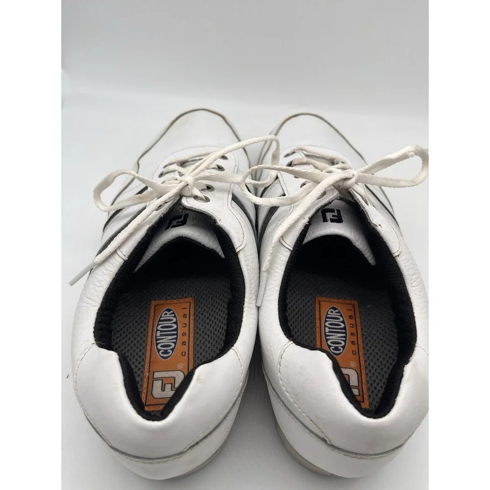 FOOTJOY Contour Casual Leather Spikeless Golf Classic Sneaker Shoes Mens 12W